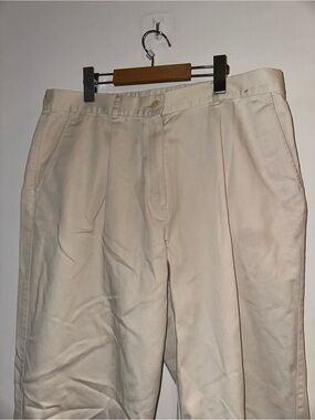 L.L.Bean Classic Cleated Cream Pants